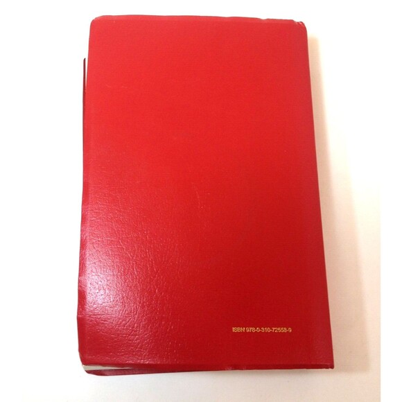 NIV Gift and Award Bible Leather Look Red Gold Letters 2011 - Picture 2 of 7